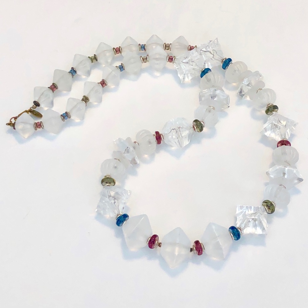 *RARE* Vintage Miriam Haskell Lucite Necklace